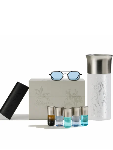 סט אסאף אורה 35 פגסוס - Assaf Aura Collection 35 Pegasus Aura 150ML + Arrogate 5X10ML + Sunglasses