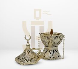 مبخرة زنك مغناطيس انتيك - מבערת קטורת אבץ עם מגנט וינטג’  - Incense Burner Vintage