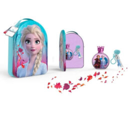 סט תיק א.ד.ט 100 מ״ל + ליפ גלוס עם תליון פונפון - Set Bag Frozen EDT 100 ML + Lip Gloss With Pompom Charm