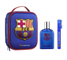 תיק מארז בושם ברצלונה 100 מ"ל + 10מ מ"ל א.ד.ט - FC Barcelona By Air Val