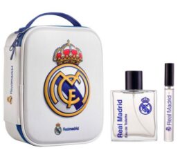 תיק מארז בושם ריאל מדריד 100 מ"ל + 10 מ"ל א.ד.ט - Real Madrid By Air Val