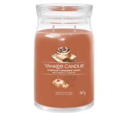 Yankee Candle  Pumpkin Cinnamon Swirl Signature Large Jar 567G