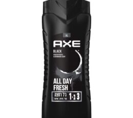 אקס ג'ל רחצה בלאק 3 ב 1 לגבר 400 מ"ל- Axe Shower Gel Black 3-in-1 For Men 400ML